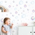 thumbnail image 5 of Topboutique Bubbles Wall Decal 2 Sheets Colorful Bubbles Wall Stickers Wall Stickers Self-Adhesive Bubbles Decals Ocean Theme Wall Decor for Party Decor, 5 of 6