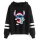 thumbnail image 1 of Sudadera con capucha de dibujos animados de Disney para mujer, sudadera divertida Y2k de Lilo Stitch, Sudadera con capucha de Manga de Anime, ropa femenina, 1 of 1