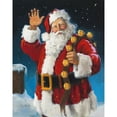 thumbnail image 3 of Comish, Susan 15x18 Black Modern Framed Museum Art Print Titled - Santa On The Roof, 3 of 5