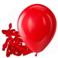 thumbnail image 1 of Globos de fiesta de látex Bezente rojos de 5 pulgadas, paquete de 150, 1 of 9