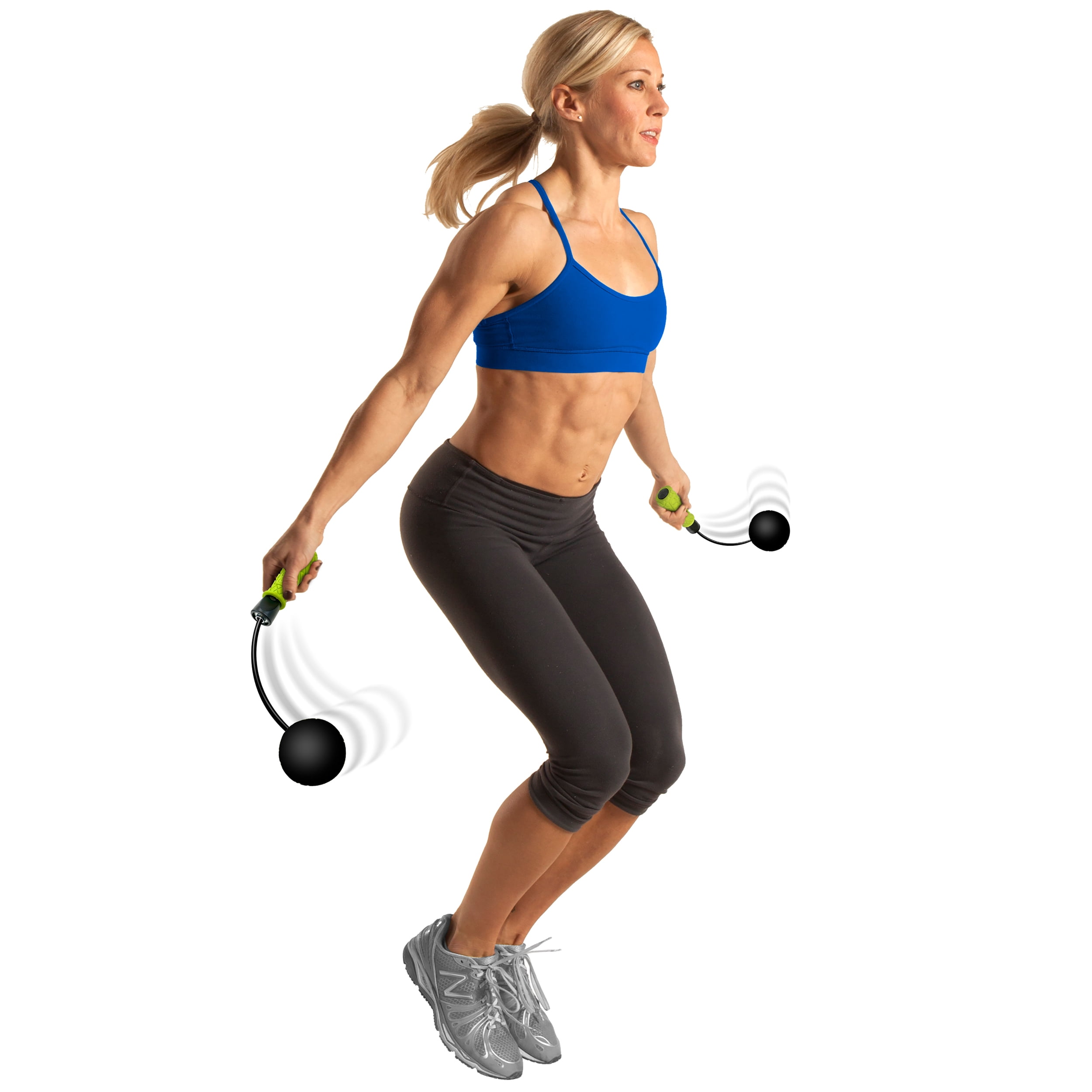 GoFit Ropeless Jump Rope - Perfect for Indoor Workouts