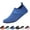 Blue, variant on IEMIEMIEM Water Shoes Women Men Lightweight Soft Barefoot Quick Drying Aqua Socks for Swim Pool Beach Surf River White 5 Women