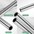 thumbnail image 2 of Uxcell 2-Pack 300mm 304 Stainless Steel Tube,  14mm ID 18mm OD Seamless Stainless Steel Tubing for Construction/Machining/DIY Crafting, 2 of 7