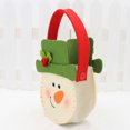 thumbnail image 3 of Christmas Gift Bags, Christmas Fairy Bucket Bag Non-Woven Christmas Bags with Handles, Treat Tote for Gifts Wrapping Shopping, Xmas Party Supplies (B), 3 of 3