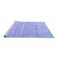 thumbnail image 2 of Ahgly Company Machine Washable Indoor Round Persian Blue Traditional Area Rugs, 3' Round, 2 of 4