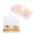 thumbnail image 1 of Dioche Brass Ring Cable Connector,150pcs Ring Terminal Wire Cable Connector Kit Electric Brass Crimp Set With Storage Box Gold,Crimp Ring Terminal, 1 of 8