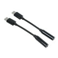 thumbnail image 1 of Paquete de 2 adaptadores de auriculares USB C a 3,5 mm para Moto Z/z Droid/force/play Afortunado Sencillez, 1 of 5