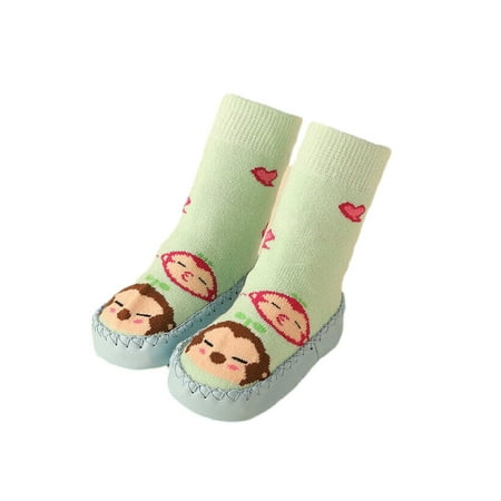 

Baby Boys Girls Toddler Slippers Shoes Kids Anti-Slip Floor Socks 0-39 Months