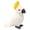 White, variant on Plush Toy - Lifelike Stuffed Bird with Realistic Feathers, 9.8 Inch Educational Animal Figure for Home Decor, Learning Teaching Prop