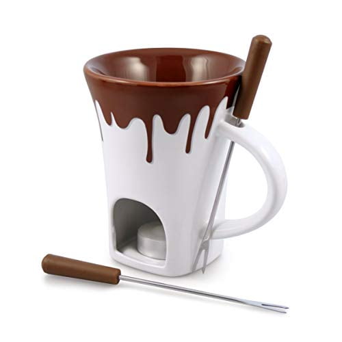 Swissmar 4-Piece Nostalgia Chocolate Fondue Mug Set