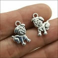 thumbnail image 3 of U8MO Lot 10/30/50X Retro Pet Dog Alloy Pendants Charms for Jewelry Making DIY 17*11mm-50pcs, 3 of 6