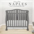 thumbnail image 3 of Dream On Me, Naples 4 in 1 Convertible Mini Crib, Storm Grey, 3 of 13