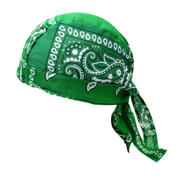 Gorro de bandana Perfecl Absorbente de sudor Duradero Transpirable Para Adultos Verde