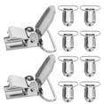 thumbnail image 1 of WEUVEB 25Ud Clips Sujetadores Multifuncionales Para Manteles Y Sábanas En Metal Plateado, 1 of 8