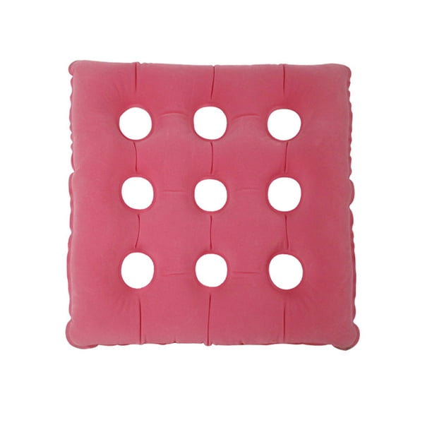 Toystoory Cojines inflables para asiento, esterilla antiescaras para exteriores, almohadilla para asientos domésticos, colchón para glúteos, esterillas Decoración del hogar Rosado Toystoory HA062770-02