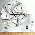 thumbnail image 2 of DesignArt Swirled Time Vortex Large Wall Clock, 2 of 2