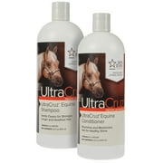 UltraCruz Equine Horse Shampoo and Conditioner Bundle, 32 oz each