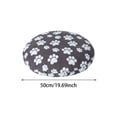 thumbnail image 3 of Win s Way Removable Washable Round Cat Bed Cover, Seasonal Comfort Replacement Mat Cover Pet Accessory, 3 of 5
