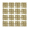 thumbnail image 6 of DecMode Gold Aluminum Geometric Wall Decor with Hammered Designs, 6 of 7