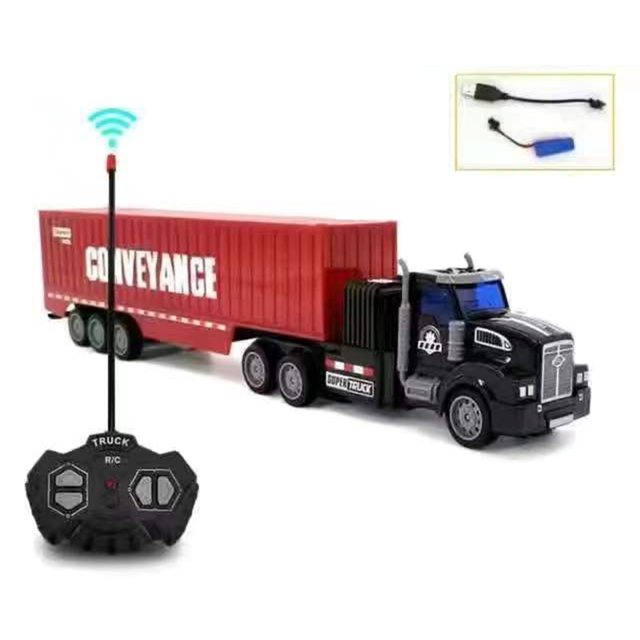 Wireless Remote Control Transporter Container Truck Simulation Heavy