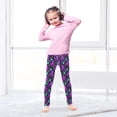 thumbnail image 5 of joogoo Girls' Leggings Octopus Starfish Purple-s1 Yoga Pants 4T, 5 of 8