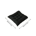 thumbnail image 2 of Weloille 2Pcs Solid Square Seat Chair Pads Non Skid Soft Comfy Plush Dining Room Kitchen Office Chair Cushion (15.7x15.7in), 2 of 3