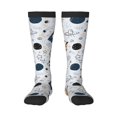 thumbnail image 1 of Gaeub Chaussettes Design Imprimé Planètes Chaussettes Hautes Extensibles pour Hommes Femmes Adolescents, Chaussettes de Softball Soccer pour Randonnée, Sport, 1 of 6