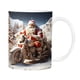 thumbnail image 5 of Taza navideña inflada con diseño de muñeco de nieve, taza de Papá Noel inflada de 15 oz y 11 oz., 5 of 5