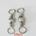 thumbnail image 3 of Paquete de 100 Rodamientos Giratorios de Pesca Naiovety Blanco Talla 7, 3 of 5