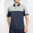 thumbnail image 2 of yillto Men Big and Tall Golf Shirts Collared Button Neck Short Sleeve Casual Tee Summer Loose Tshirts, 2 of 4