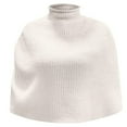 thumbnail image 1 of Produit Wraps 2 - Produit Femme Automne et Hiver Mode Décontractée Cape Tricotée Col Roulé Châle Tricoté Manteau Taille, 1 of 3