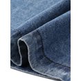 thumbnail image 5 of Agnes Orinda Women's Plus Size Denim Babydoll Dress Short Sleeve Button Down Tiered Hem Casual A-line Jean Dresses with Pockets 4X Grey Blue, 5 of 6