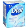 Dial Antibacterial Deodorant Bar Soap, Spring Water, 4 oz, 3 Bars