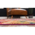 thumbnail image 3 of Unique Loom 3128175 Tapis Rectangulaire 4 x 6 Pi. Lierre Jardin, Multi Couleur, 3 of 4