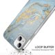 thumbnail image 3 of Funda para iPhone 13 y 14 ZERODAMAGE Sahara Mármol Azul Dorado, 3 of 6