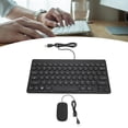 thumbnail image 1 of Wired Keyboard Mouse Combo Comfortable Ergonomics Power Saving 78 Keys Round Keycap 4 Mouse Buttons Wired Computer Supplies, 1 of 7