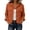 6# Saffron, variant on Cropped Jacket Women Fashion Corduroy Button Down Long Sleeve Coat Lightweight Trendy Fall Winter Outwear Blouse