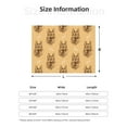 thumbnail image 5 of Fuzoiu German Shepherd Dog Print Flannel Blanket,Throw Blanket,Flannel Home Decor,Fleece Bed Blankets,Cozy Soft Blanket for Bed, Sofa, Camping, and Travel-40"x30", 5 of 6