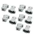 thumbnail image 1 of 10 Pcs DB9 Connector Covers Male Female Gray Plastic Hood DB9 Connector Shell Housing Cover with Screws, 1 of 3