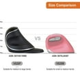 thumbnail image 6 of j-tech digital wireless ergonomic vertical mouse with nano transceiver, 3 dpi, windows mac, pink [v628m-2.4gp], 6 of 6