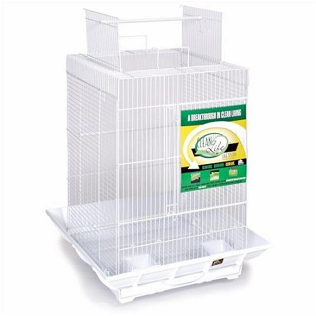 Prevue Hendryx PP-851R-B Clean Life Play Top Bird Cage - Red & Black