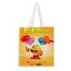 thumbnail image 1 of Pacman Bolso de tela con estampado de lienzo para mujer, bolsa de compras reutilizable y estética, con cremallera interior, regalo para mujer,40*40cm., 1 of 6