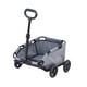 thumbnail image 4 of Carroller de perros Cart de perros Plegable Portable Multifuctuación con ruedas Catchir de empuje de gato para perros Pet Carrier para compras para ca Gris, 4 of 9