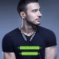 thumbnail image 2 of Auriculares para colgar en el cuello compatibles con Bluetooth IPX5 Auriculares de alta fidelidad a prueba de agua Pantalla 32-128G Tarjeta TF Auriculares de música para entrenamiento con micrófono Guardurnaity EL005165-00B, 2 of 2