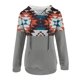 thumbnail image 3 of Sudadera de manga larga con estampado de capucha para mujer Blusa informal Tops Pompotops gfhjh12665, 3 of 3