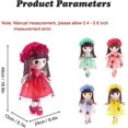 thumbnail image 3 of Kawaii Flower Fairy Stuffed Soft Plush Toy Doll Girls Gift, 18 Inch (Pink), 3 of 4