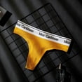 thumbnail image 5 of Bigersell String Bikini Underwear for Women Clearance Period Underwear Women Boyshort Thongs Panty Style P-352 Cotton Boyshort Panties Ladies Thongs Briefs Mid Waist Women Cheeky Panties Yellow L, 5 of 6