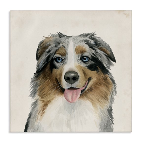 Stupell Industries Rustic Lodge Best Bud Shepard Dog Canvas Art, 17 x 17, by Grace Popp
