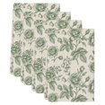 thumbnail image 2 of Sage Green Rose Kitchen Towels Set of 4, Farmhouse Vintage Botanical Floral Burlap Absorbent Dish Towels for Kitchen, Microfiber Hand Towel, Quick Drying Tea Towel for Cleaning Decorative Dishcloths, 2 of 7