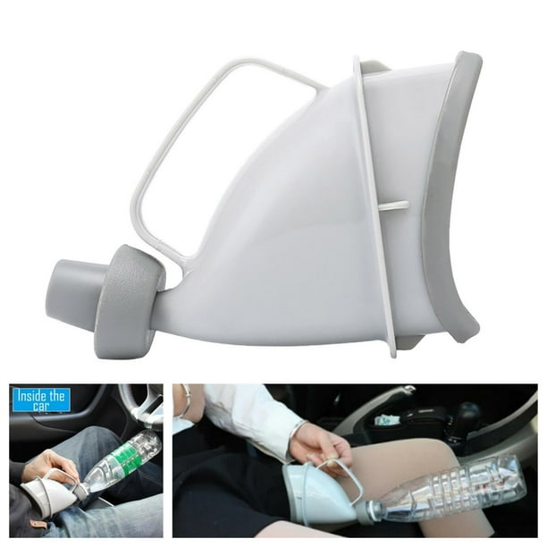 Orinal de emergencia para adultos. Inodoro portátil de viaje con tapa antiderrames. Para uso masculino/femenino en atascos de tráfico.